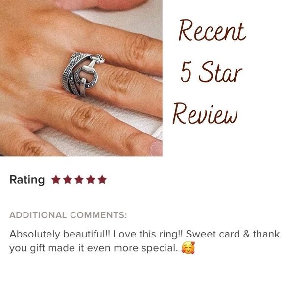 Retro Style Statement Ring - Picture 4 of 6